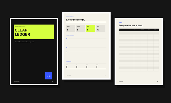 Clear Ledger Business Planner