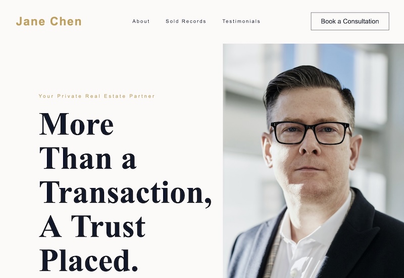 Elite Realtor Page