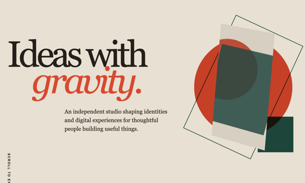 Form & Field Studio Landing Page